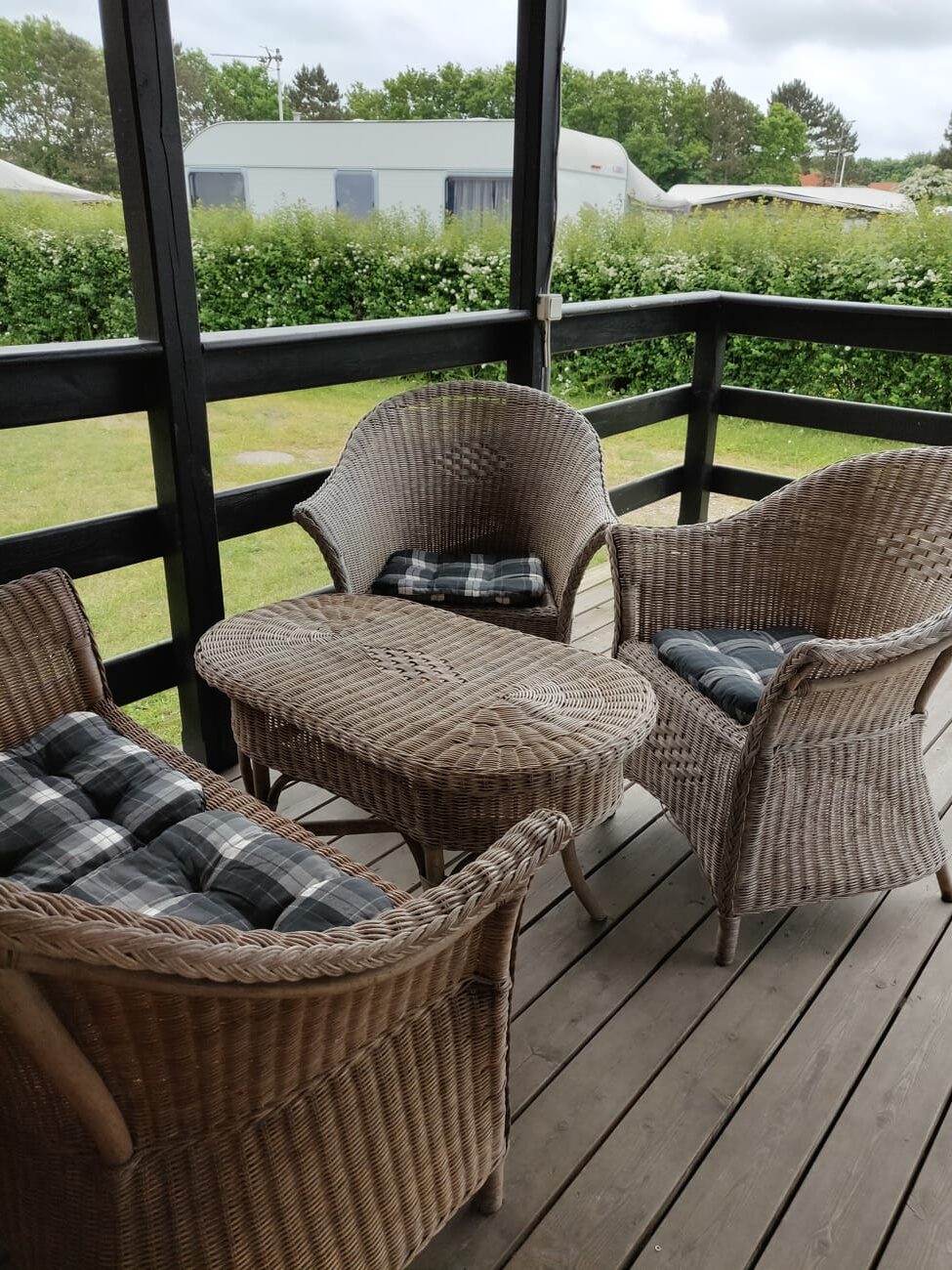 Patio at cottage