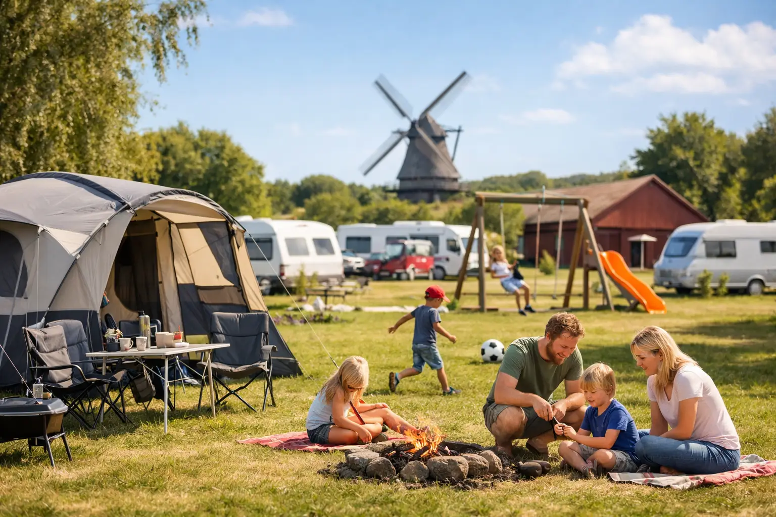 Kindvriendelijke camping in Noord-Jutland