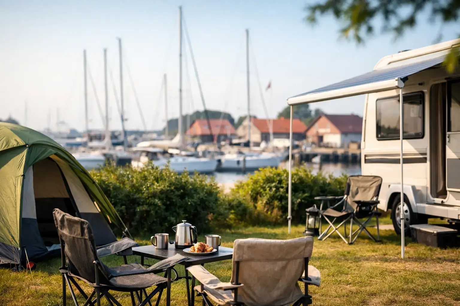 Camping nabij de haven - zo kies je de juiste