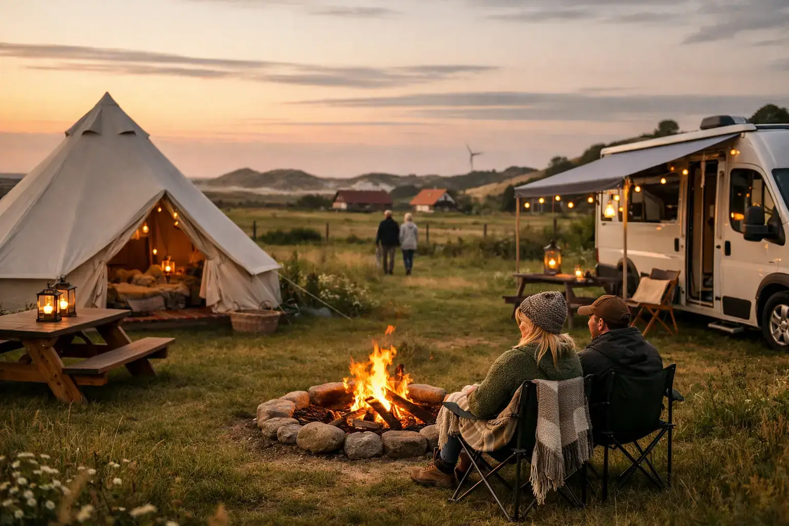 Gezellige camping in Noord-Jutland