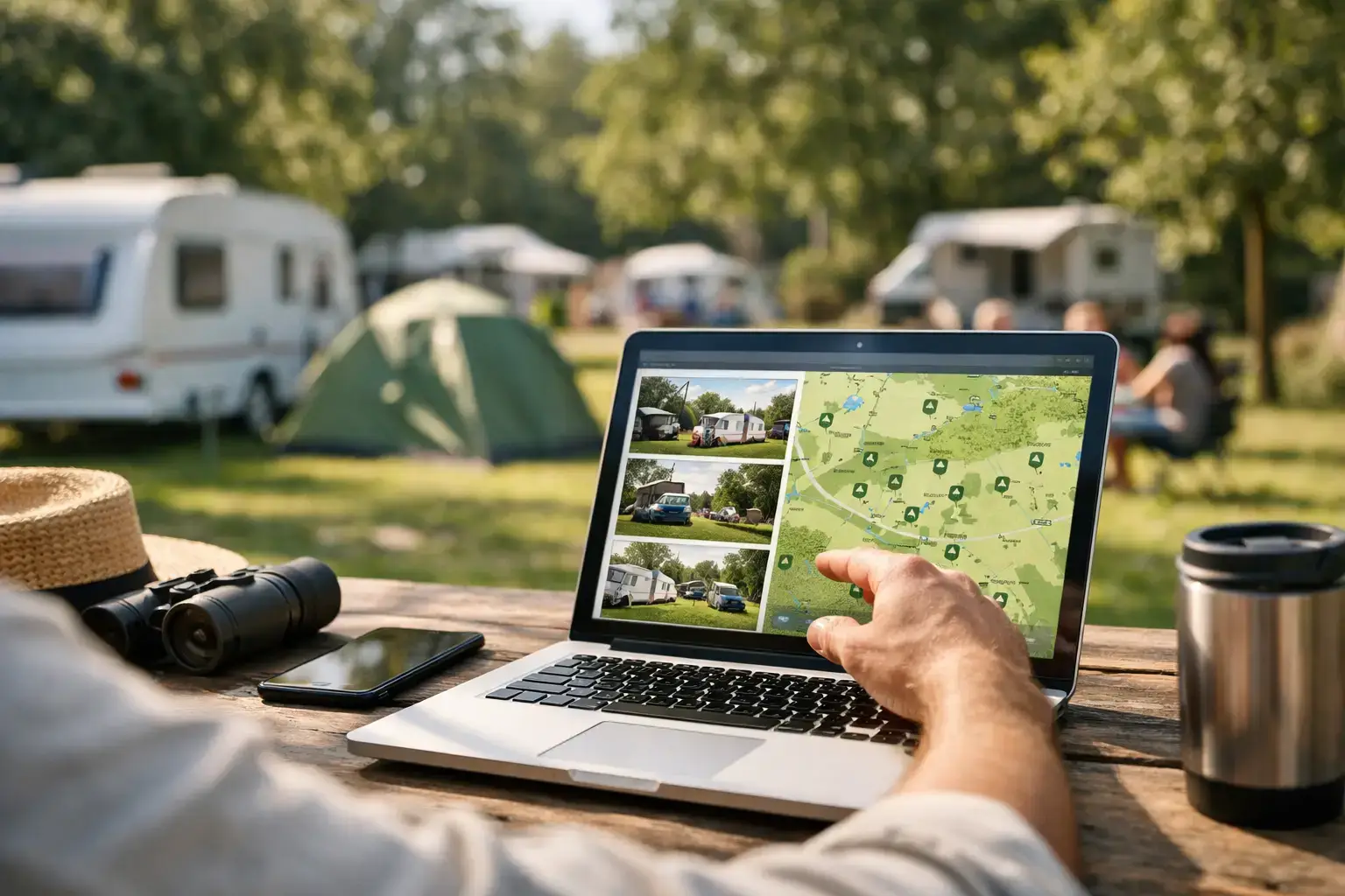 Hoe boek je eenvoudig een camping online